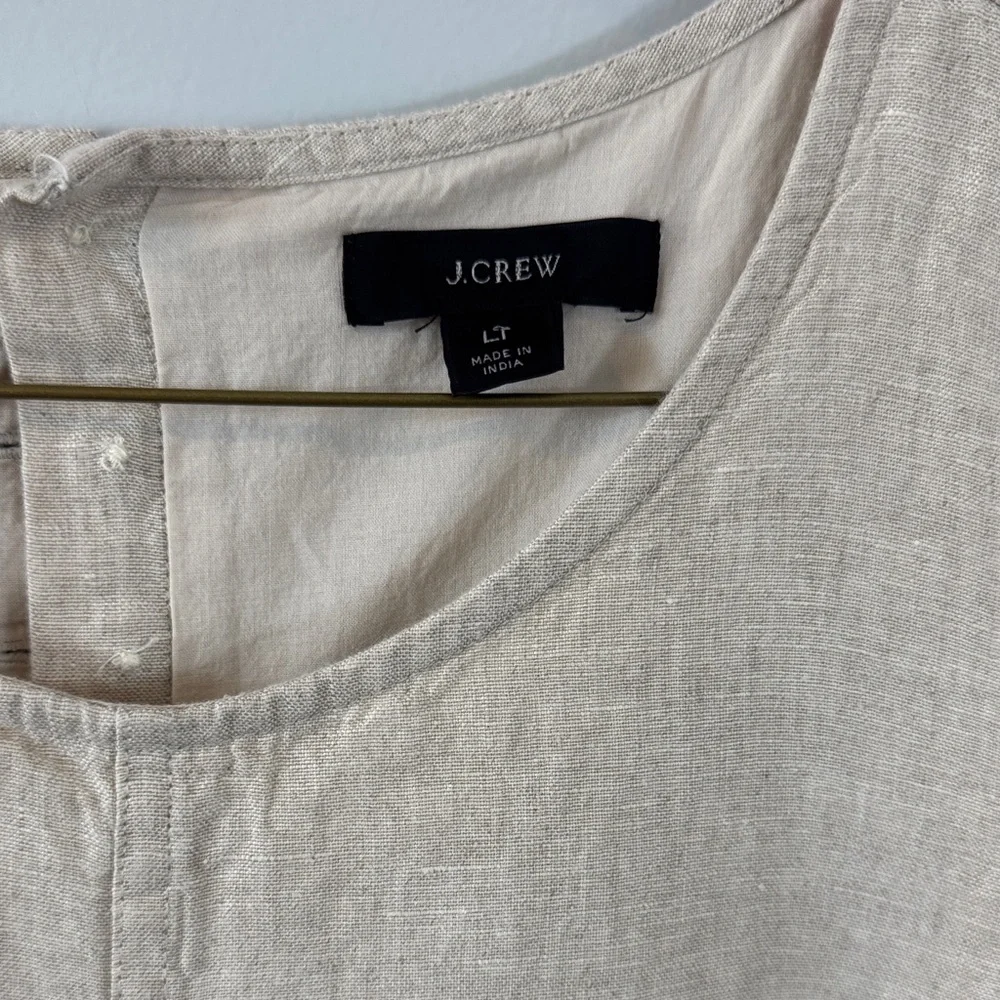 JCrew Sleeveless Linen Dress - Picture 2 of 6